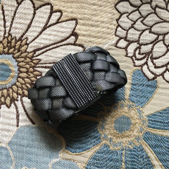 Magnetized Industrial Celtic Rave Braided Bracelet - Picture 6 of 13